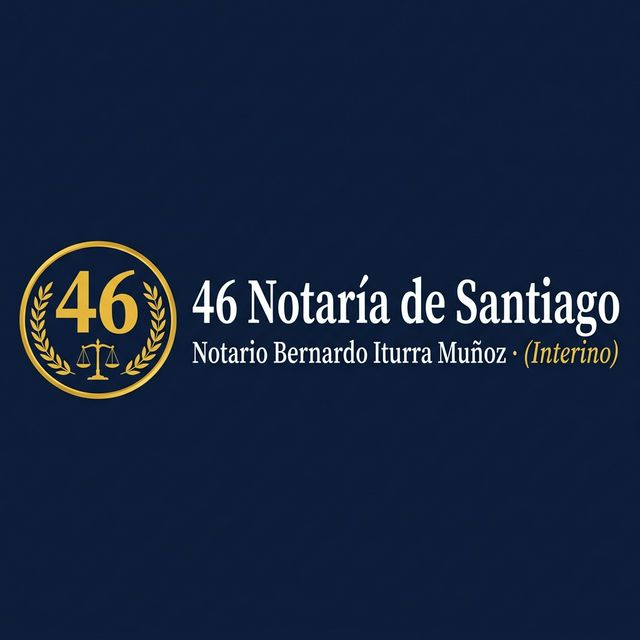 46 Notaría de Santiago - Notario Bernardo Iturra Muñoz